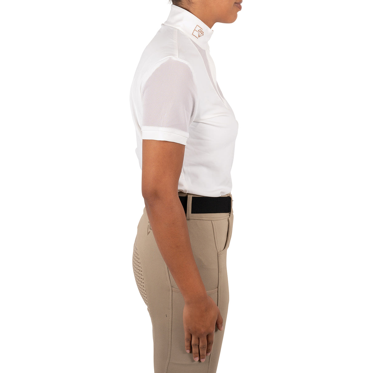 Chemise de concours à manches courtes Elation Diamond Chiara