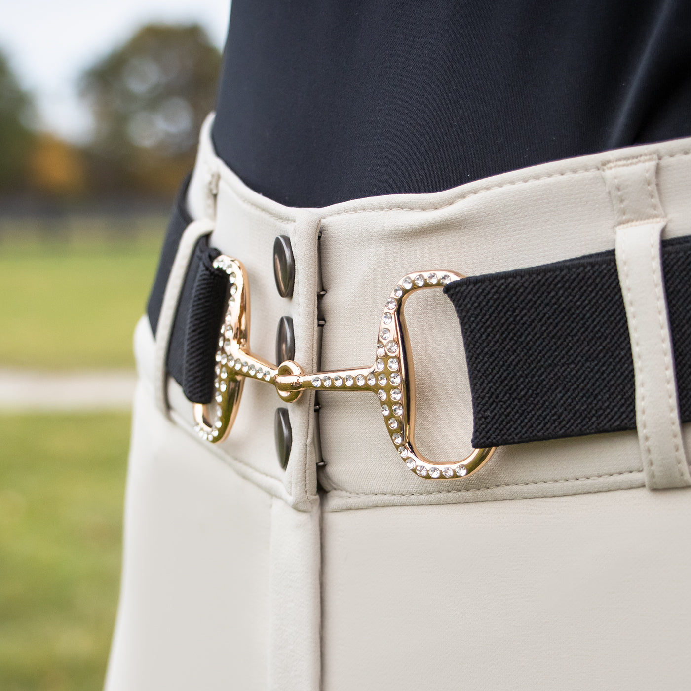 Ceinture extensible Cinto Crystal Diamante Bit Performance