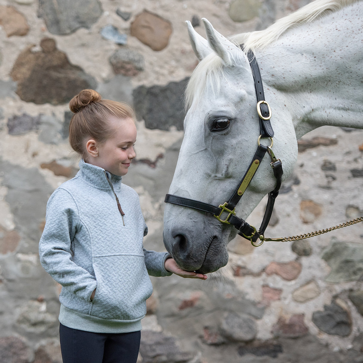 Aerion Adelia Quarter Zip Quilt Sweatshirt - Kids'