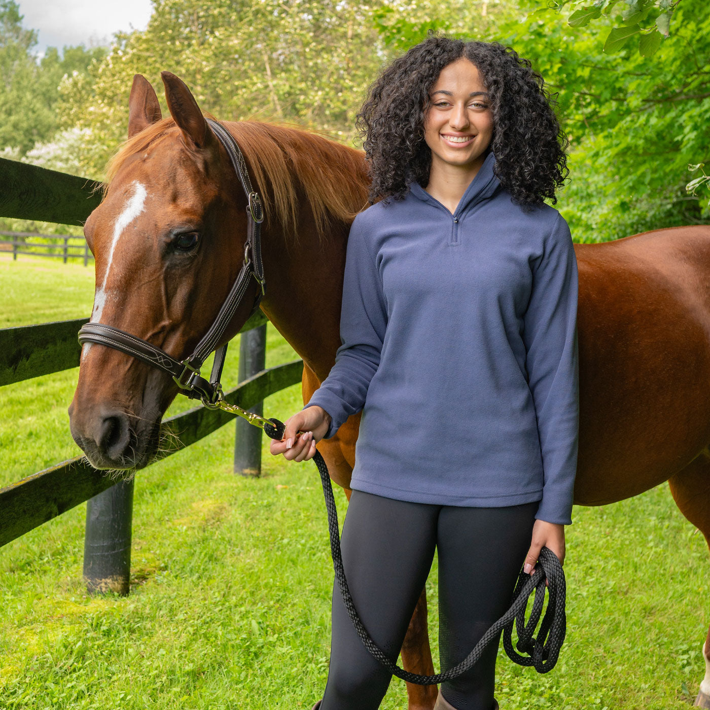 Sweat-shirt zippé en polaire Aerion Rowan