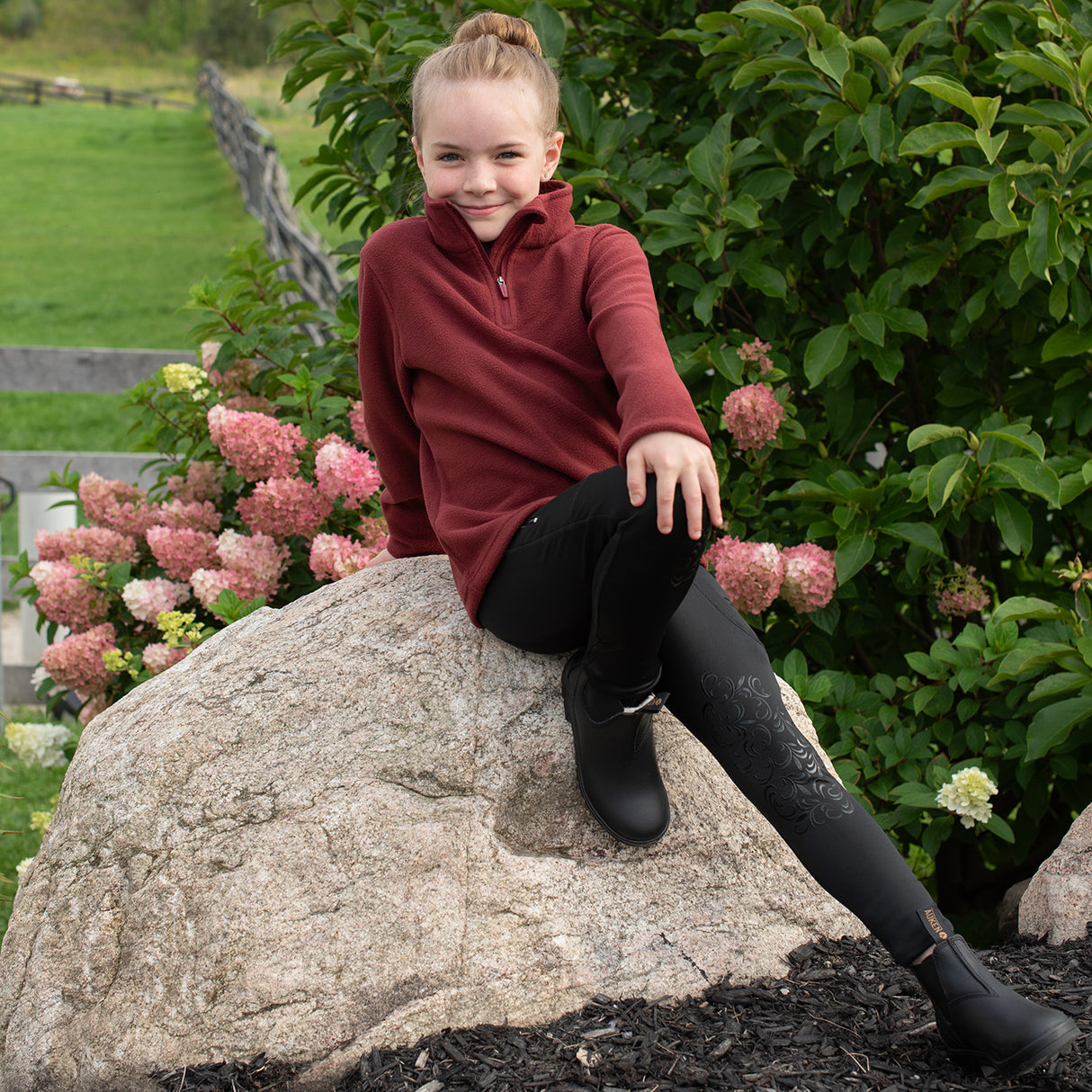 Sweat-shirt zippé Aerion Rowan Fleece Quarter Zip - Enfant