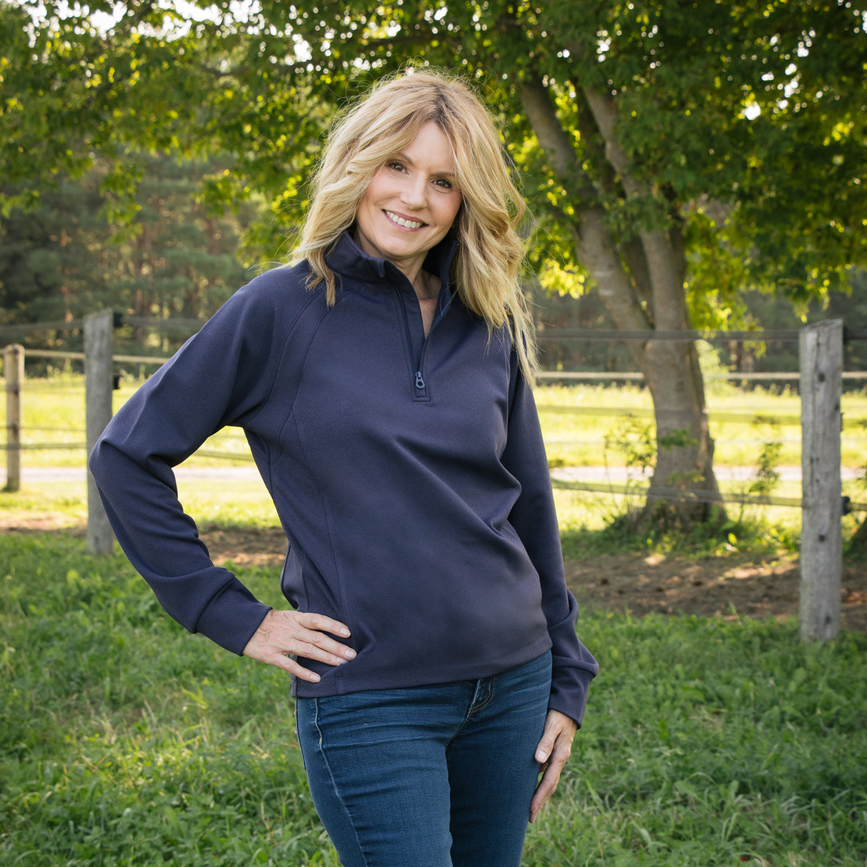 TemTeq Aria Quarter Zip Top