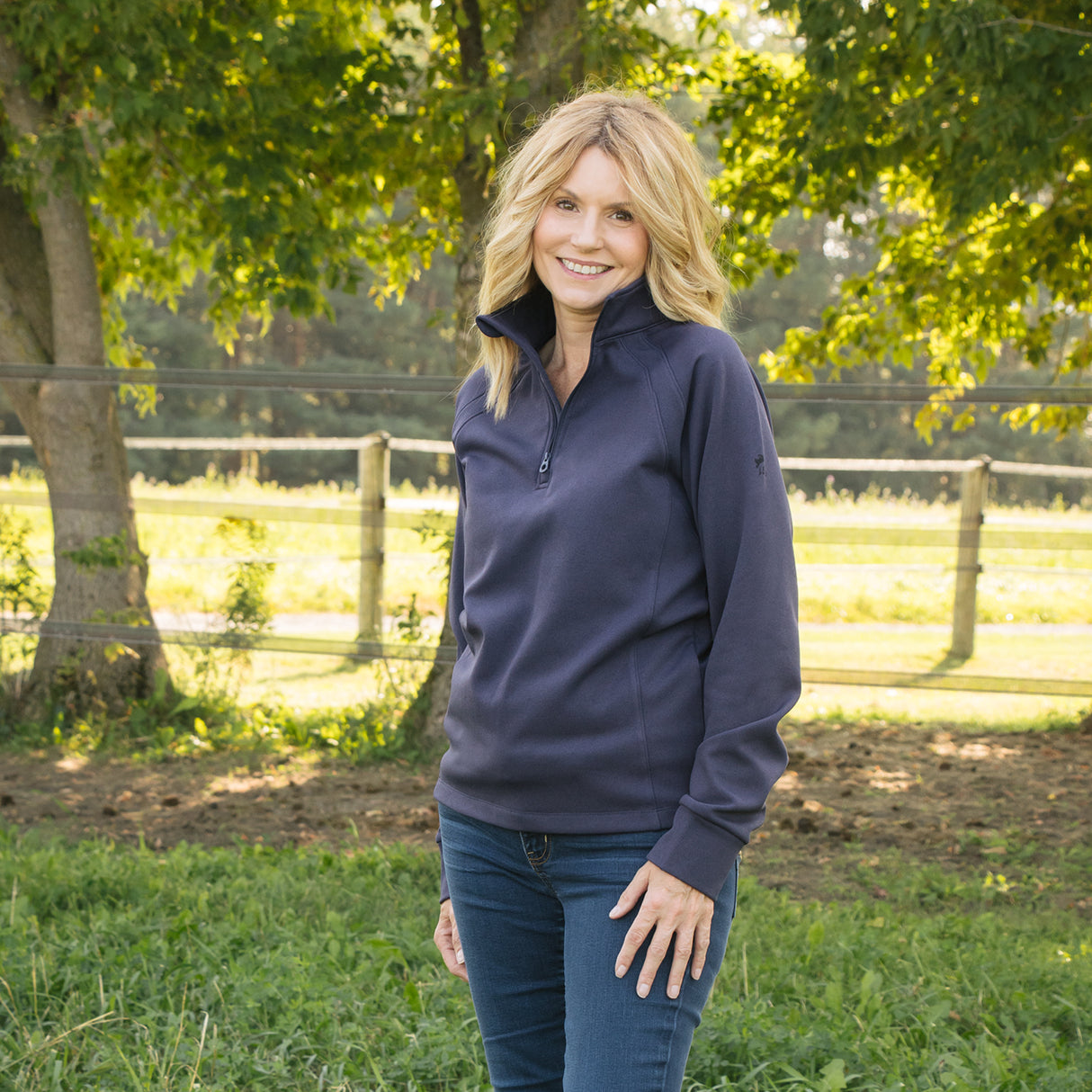 TemTeq Aria Quarter Zip Top