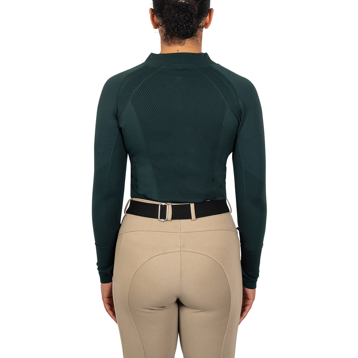 TemTeq Liso Seamless Quarter Zip Long Sleeve Top