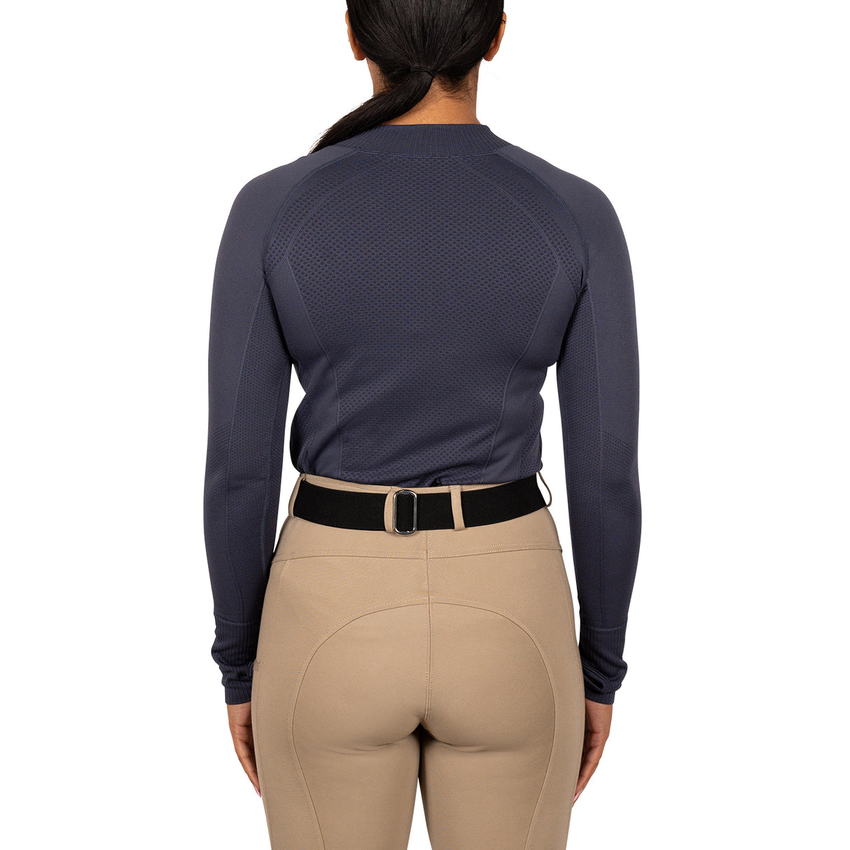 TemTeq Liso - Haut à manches longues et fermeture éclair sans couture