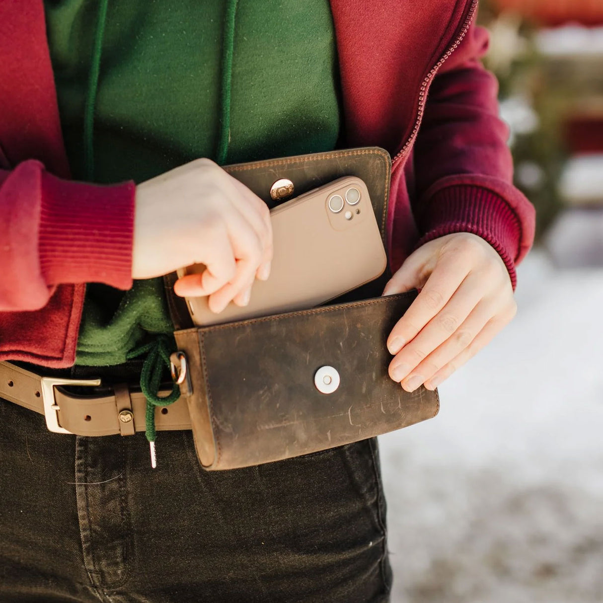 Sac banane Oakbark & Chrome The Rider