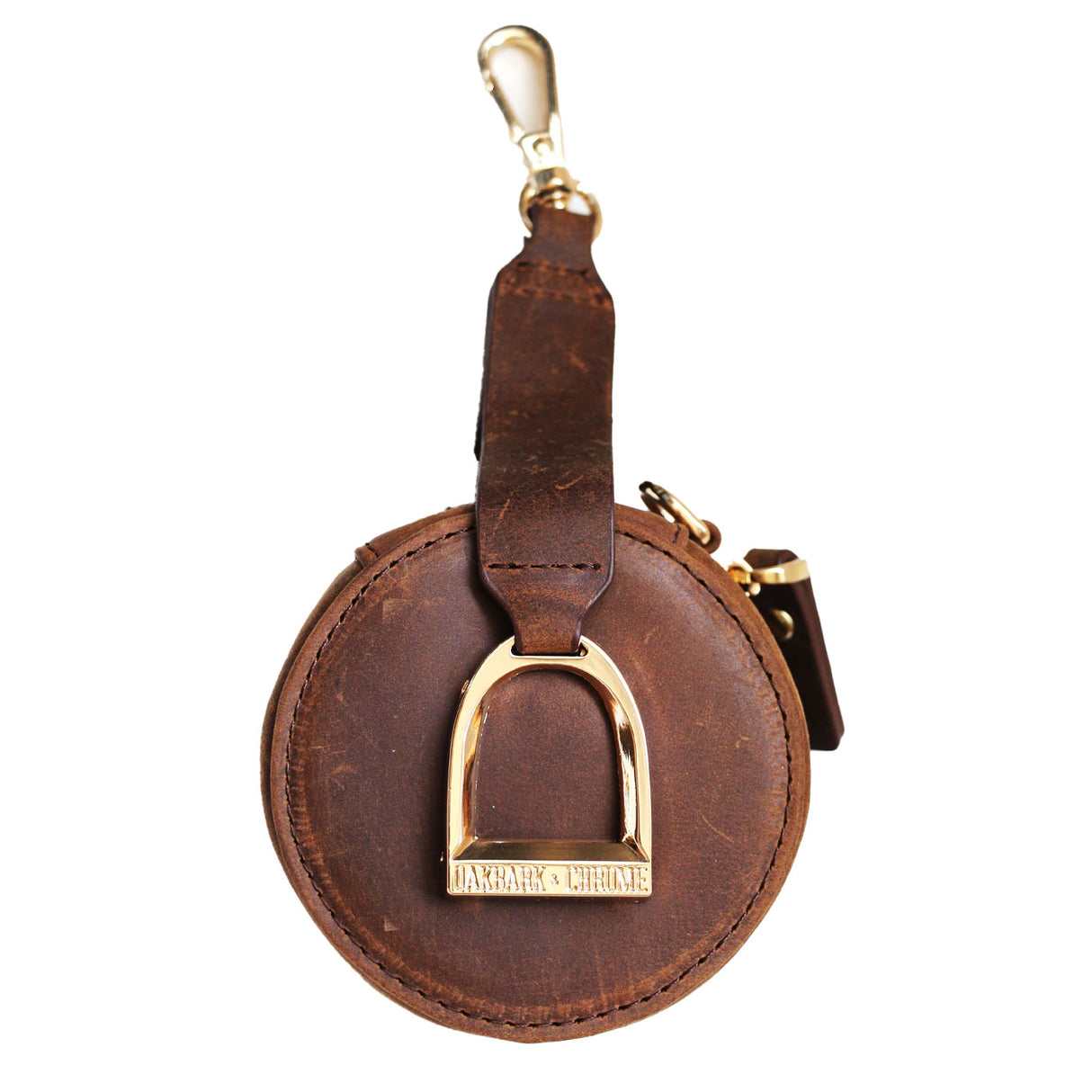 Support d'accessoires pour étriers en écorce de chêne et chrome