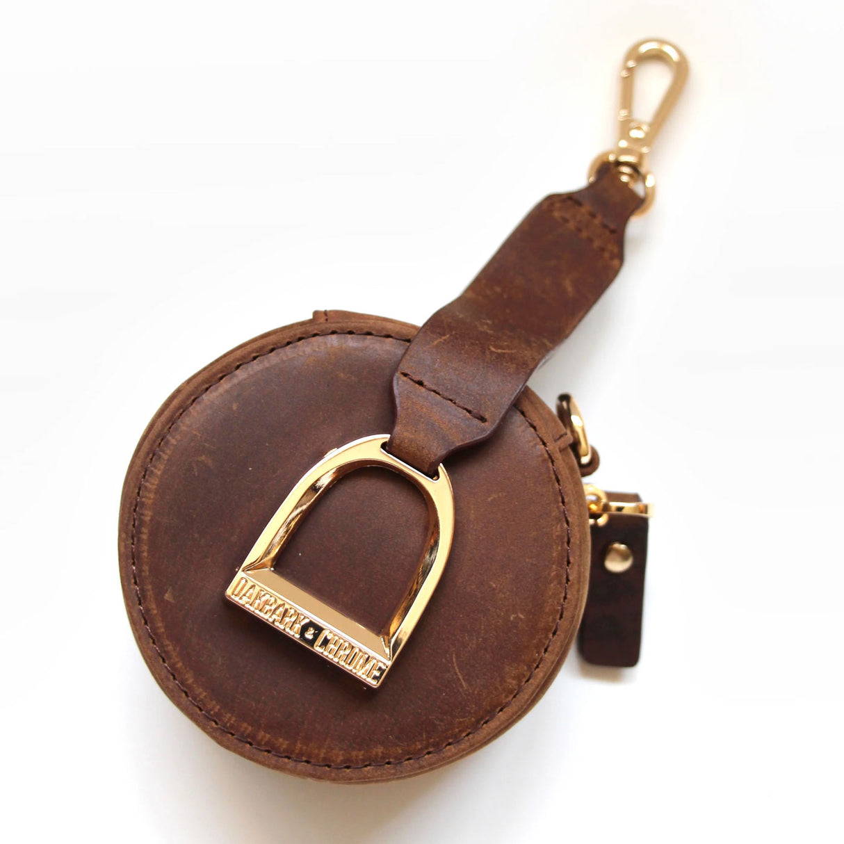 Support d'accessoires pour étriers en écorce de chêne et chrome