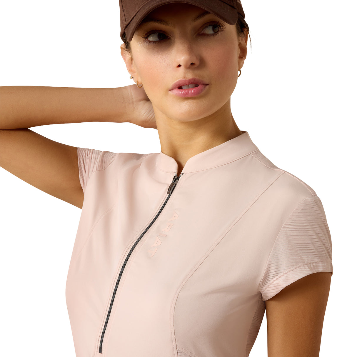 Ariat Breathe Half Zip Cap Sleeve Base Layer
