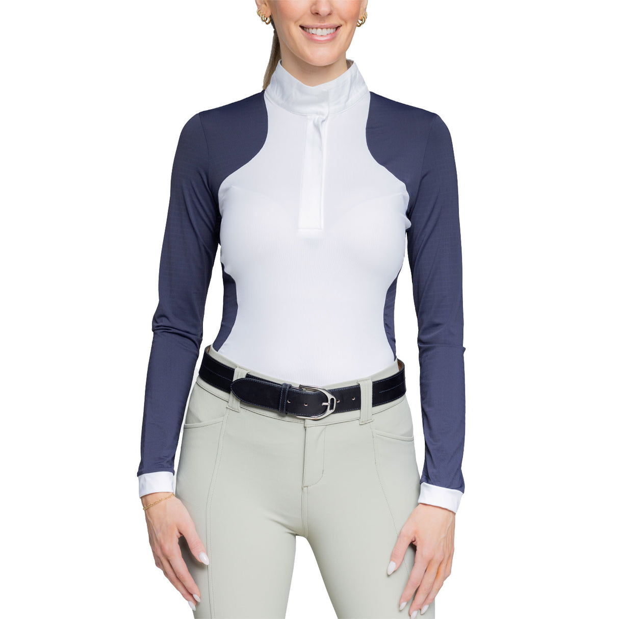 Chemise de concours bicolore à manches longues Kastel Denmark