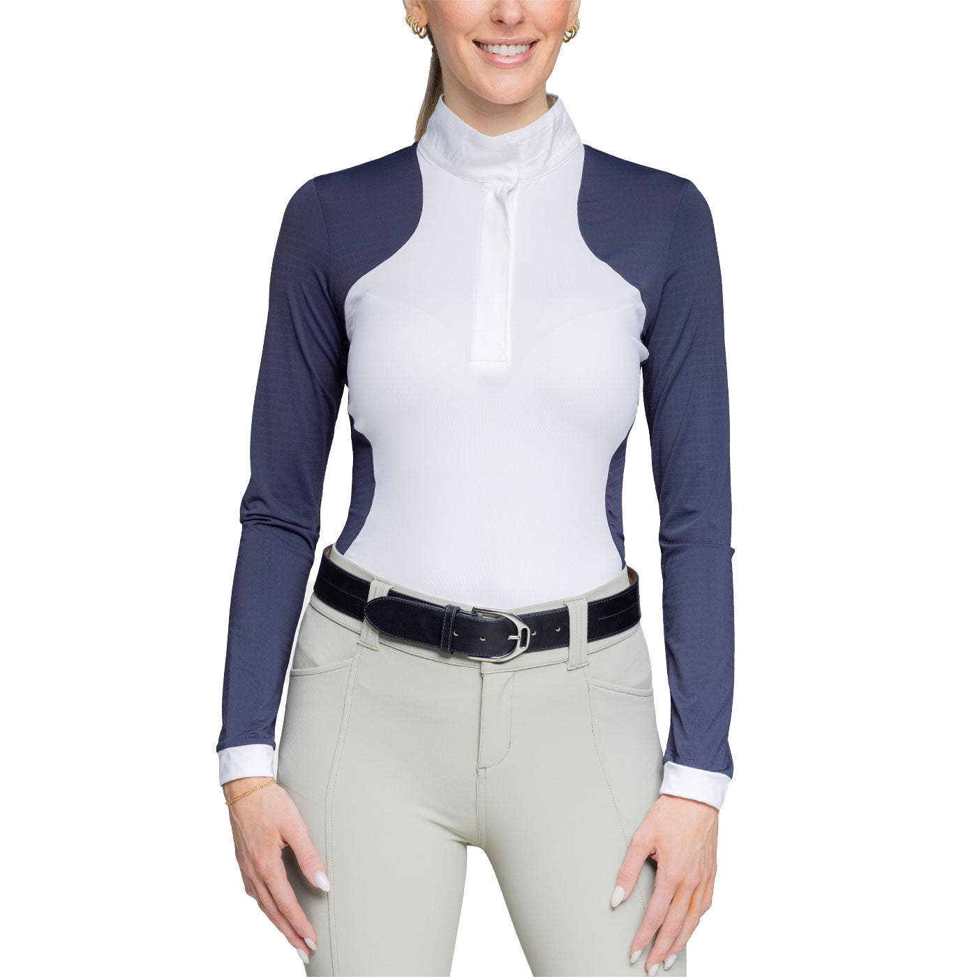 Chemise de concours bicolore à manches longues Kastel Denmark