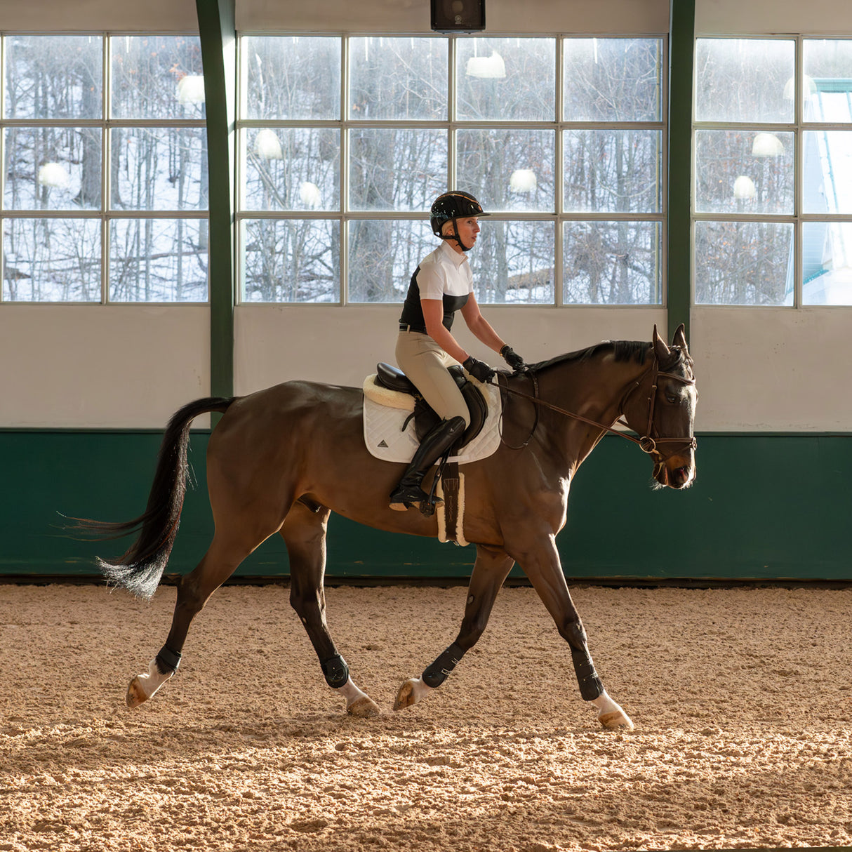 Pantalon d’équitation de concours technique Nikara Altus