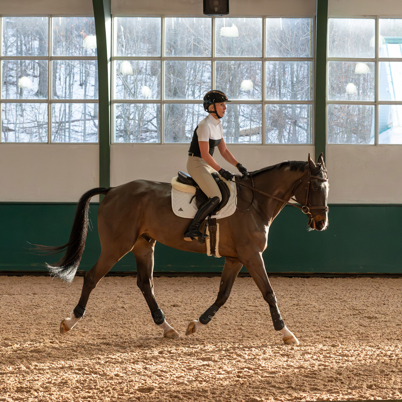 Pantalon d’équitation de concours technique Nikara Altus