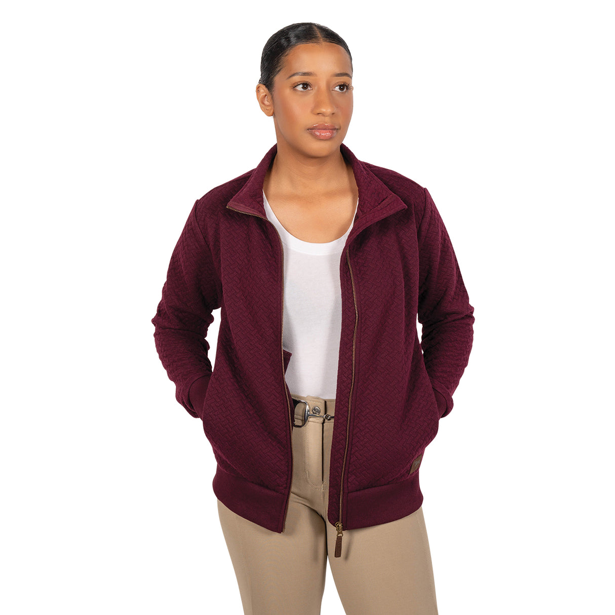 Aerion Allegra Zip Quilt Jacket
