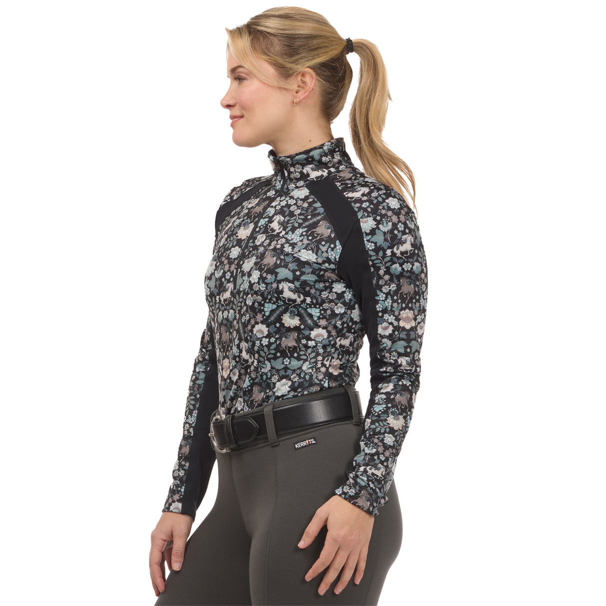 Kerrits First Level Fleece Quarter Zip Tech Top