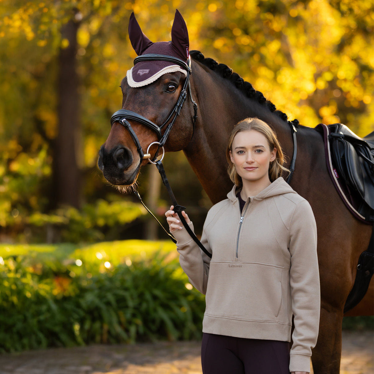 LeMieux Henrietta Hooded Zip Top