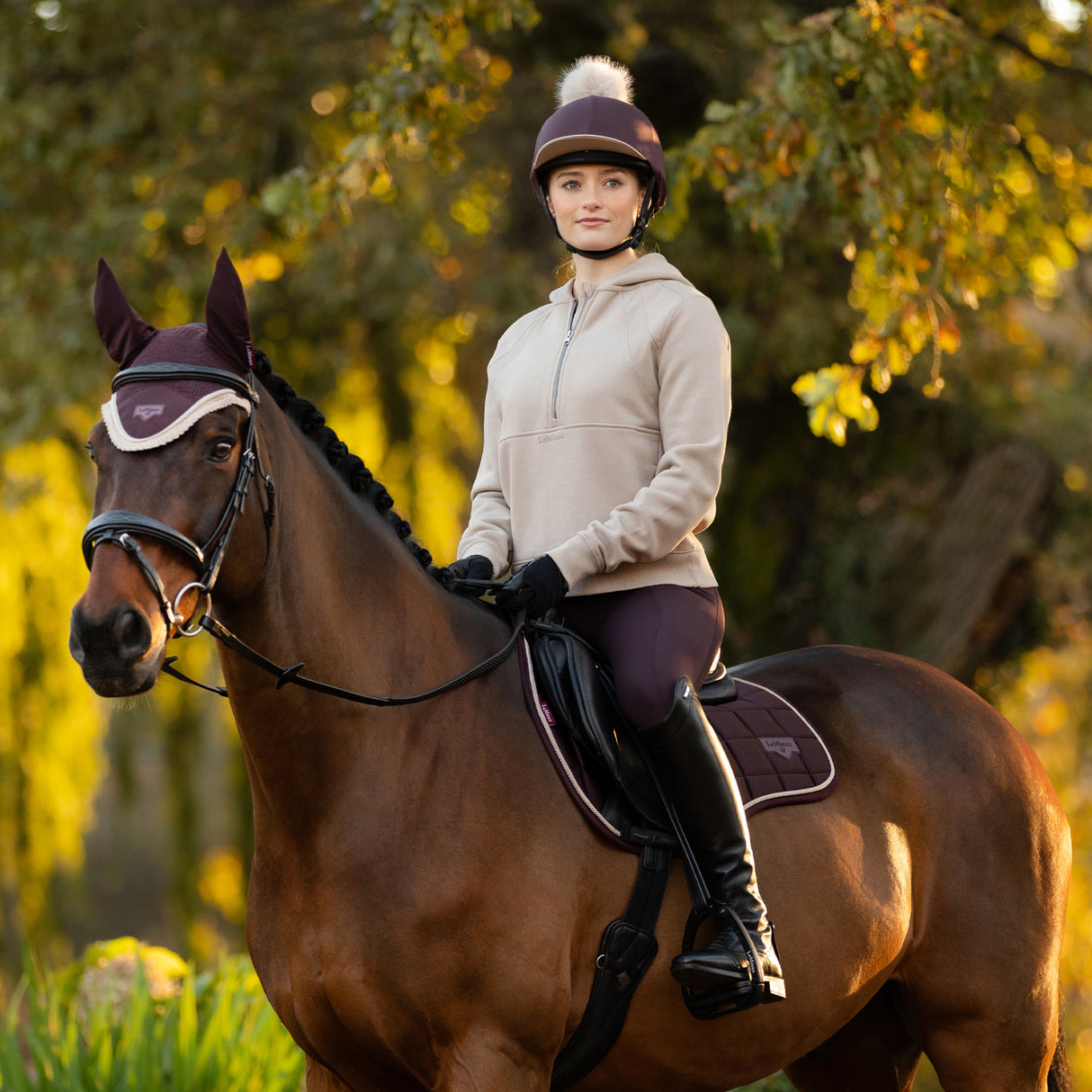 LeMieux Henrietta Hooded Zip Top