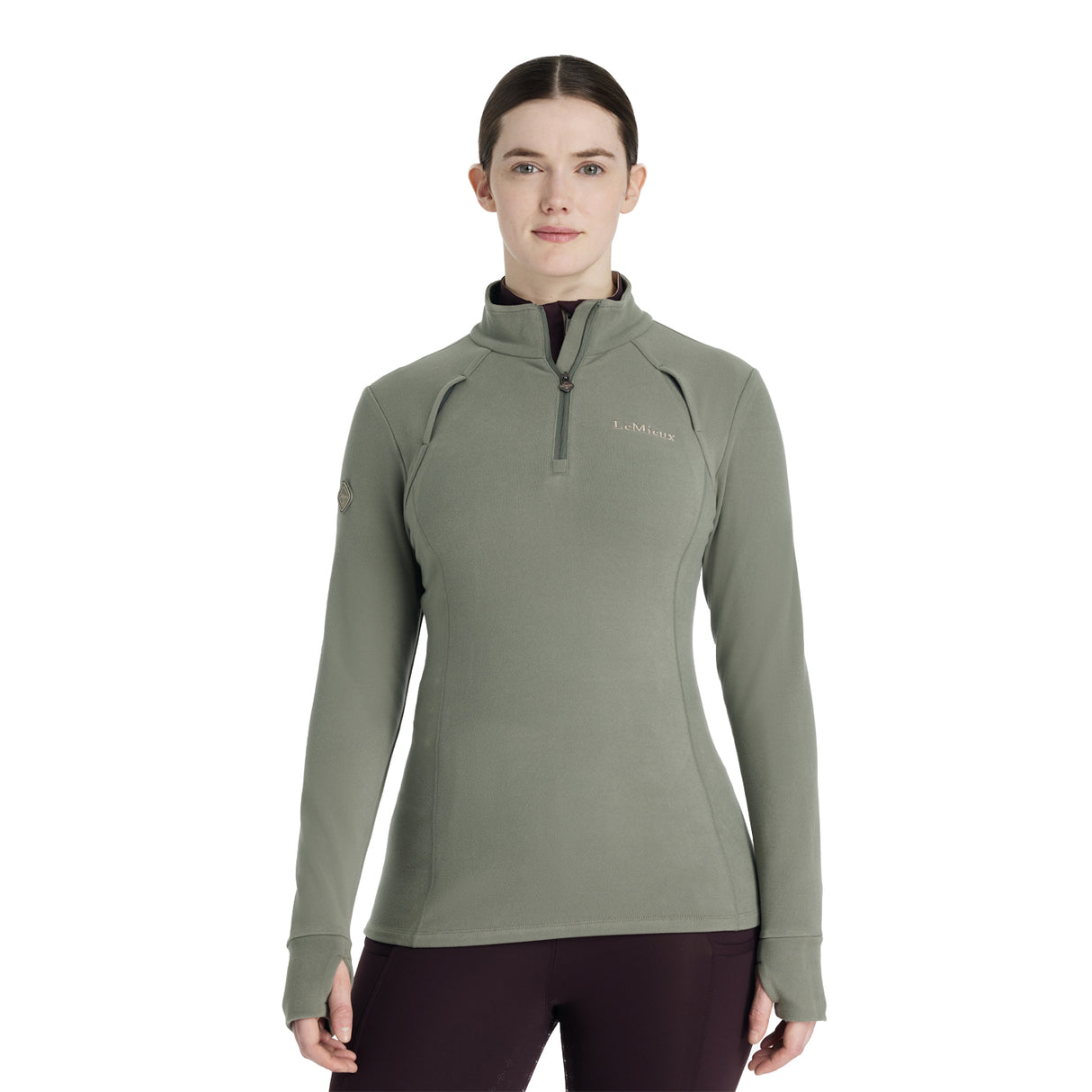 LeMieux Frances Quarter Zip Fleece Top
