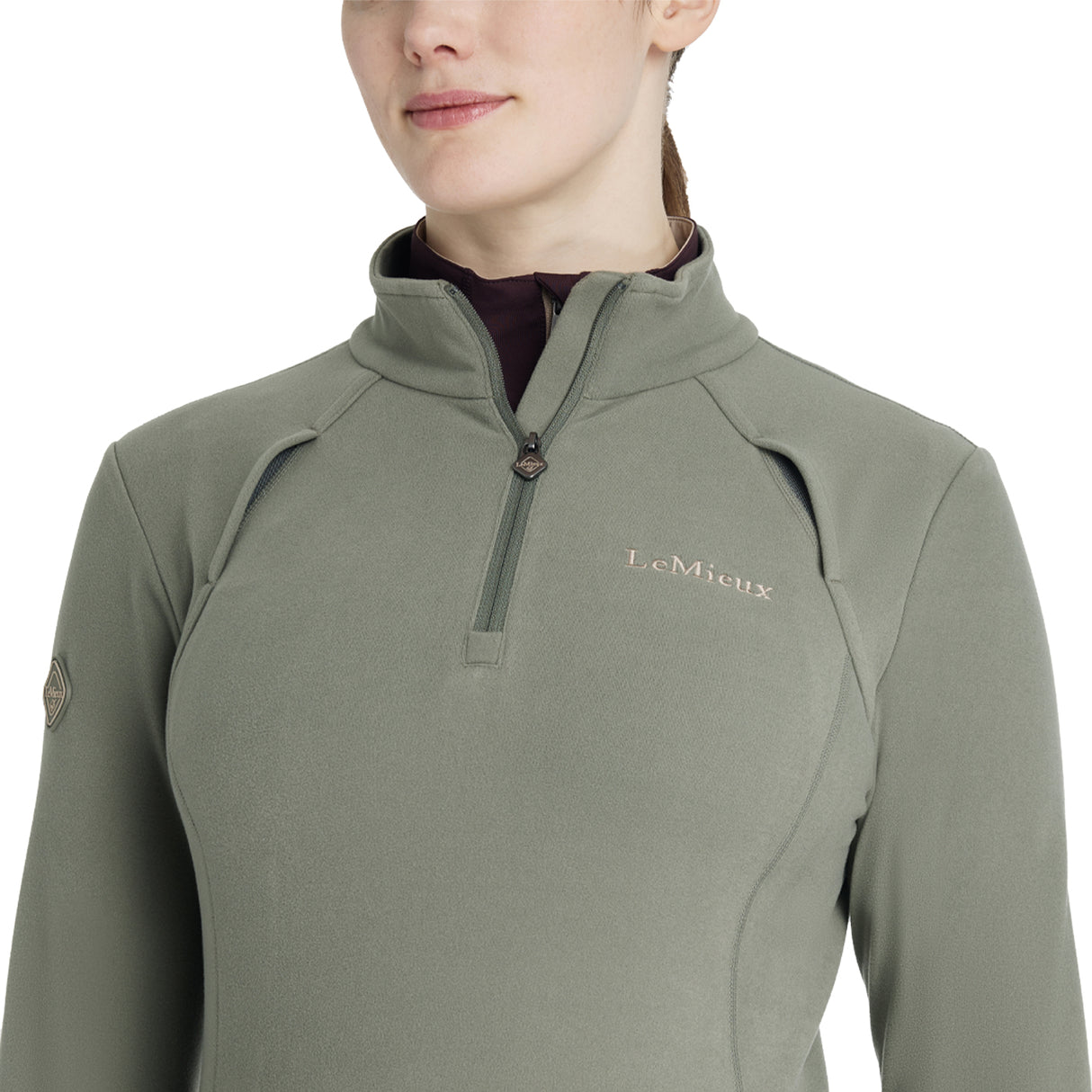 LeMieux Frances Quarter Zip Fleece Top