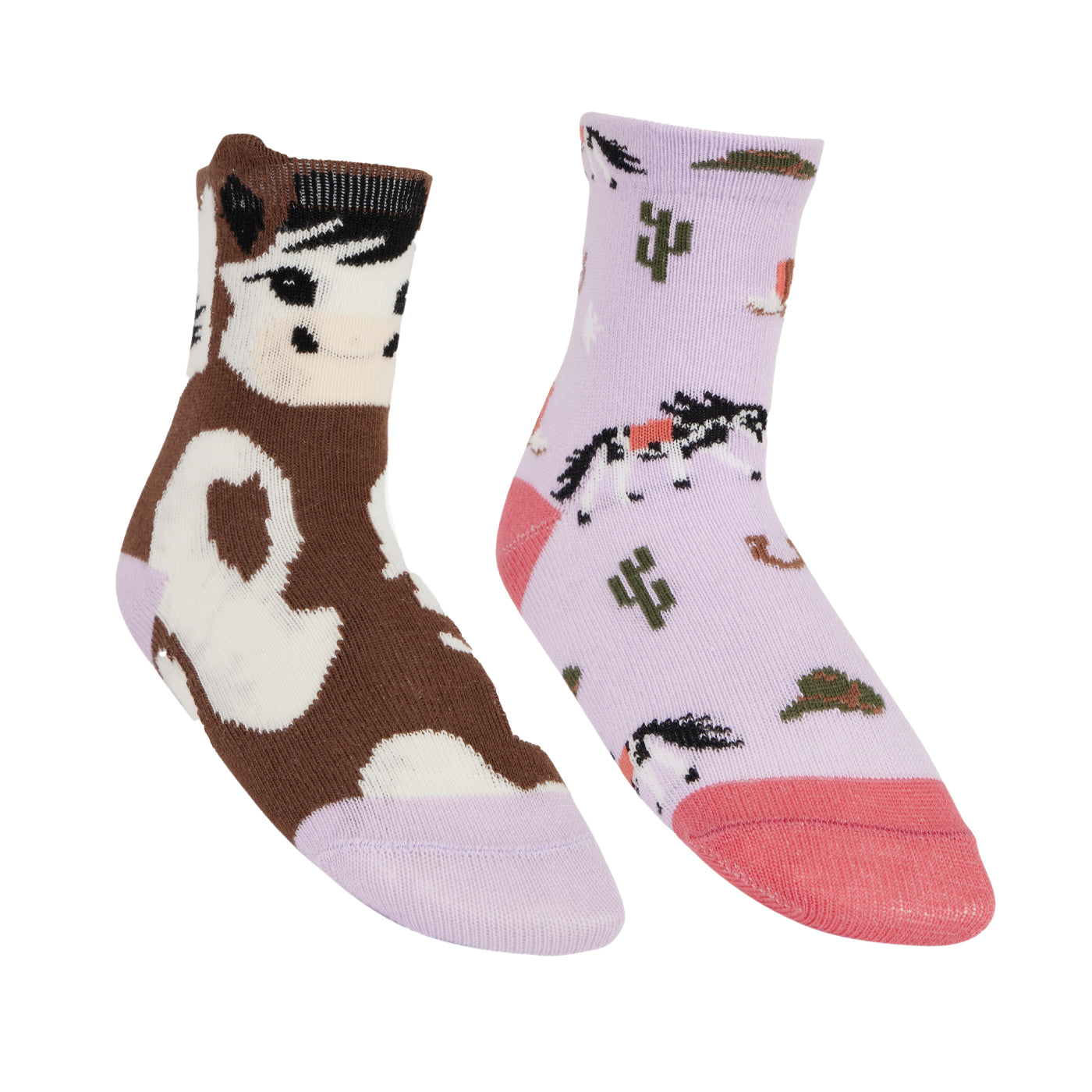 Chaussettes miniatures en coton LeMieux pour enfants, lot de deux