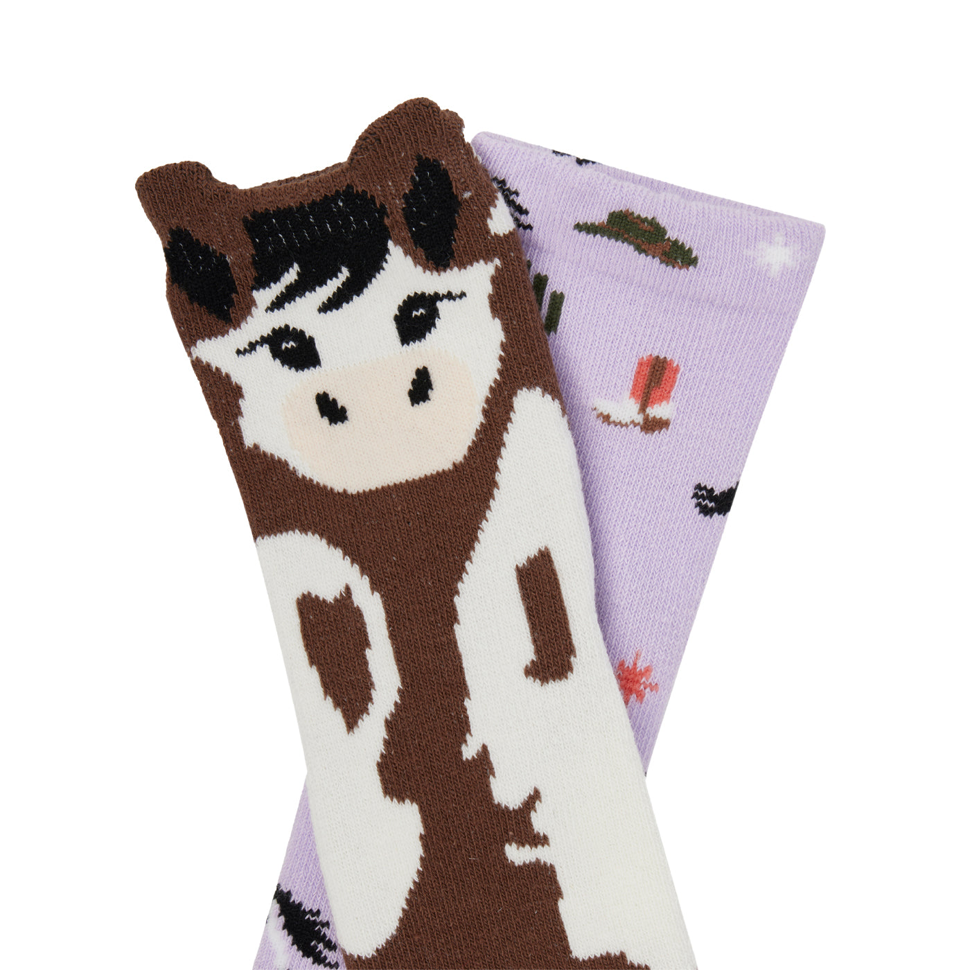 Chaussettes miniatures en coton LeMieux pour enfants, lot de deux