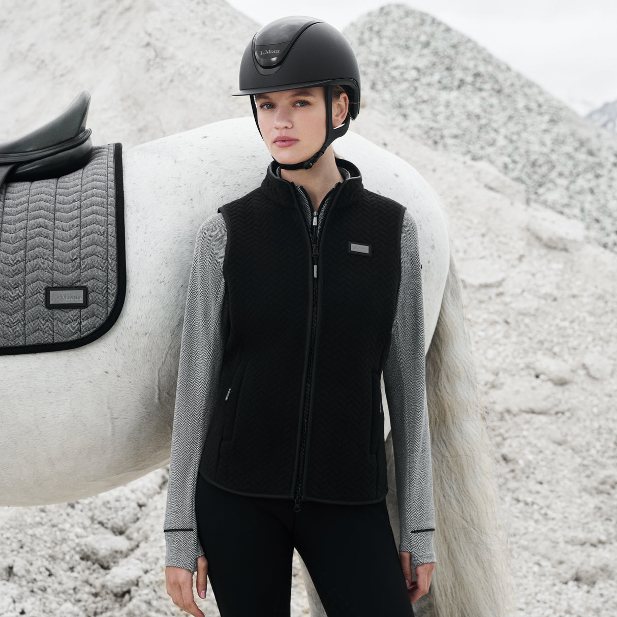 Gilet polaire à chevrons Aspen de LeMieux