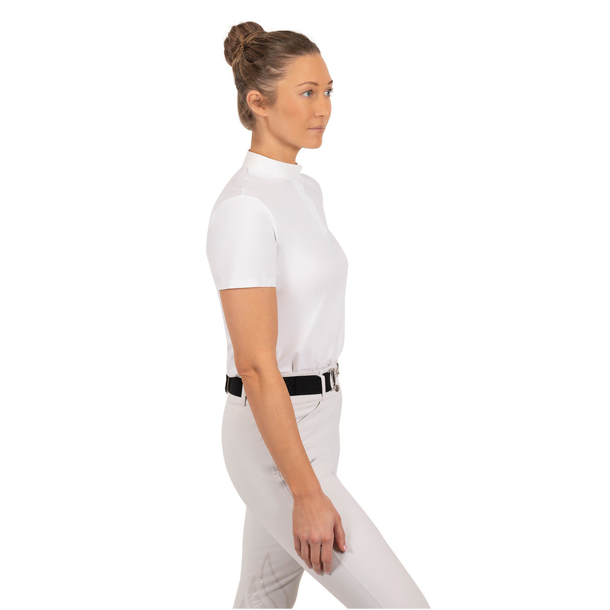 Chemise de concours à manches courtes sans coutures Nikara Bellarosa