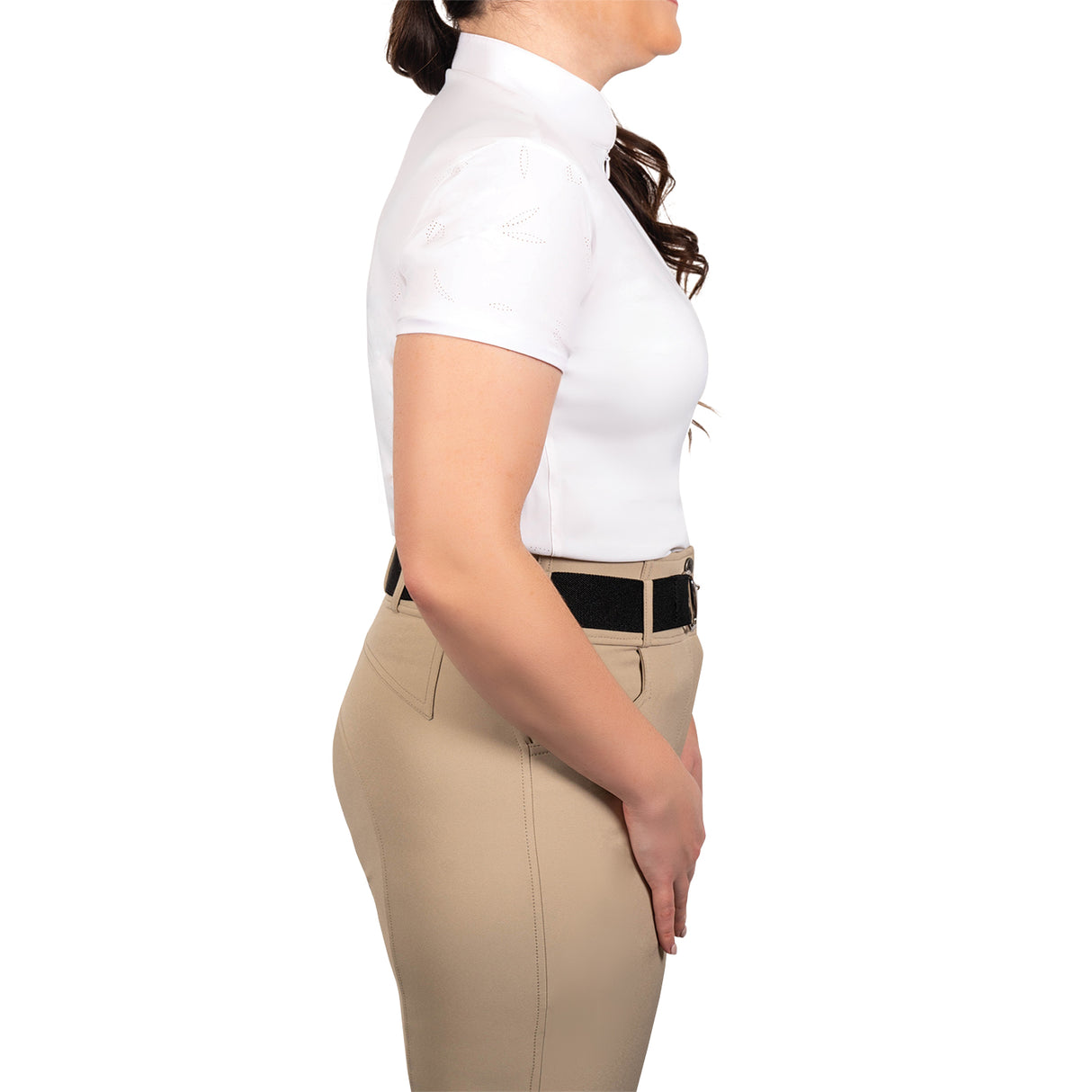 Chemise de concours à manches courtes Elation Platinum Stefania