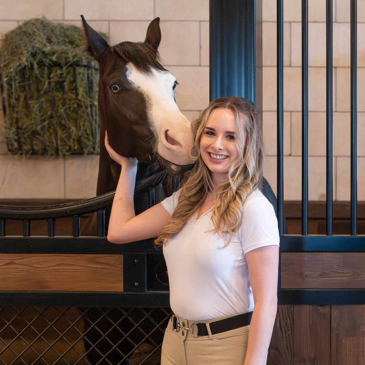 Chemise de concours à manches courtes Elation Platinum Stefania