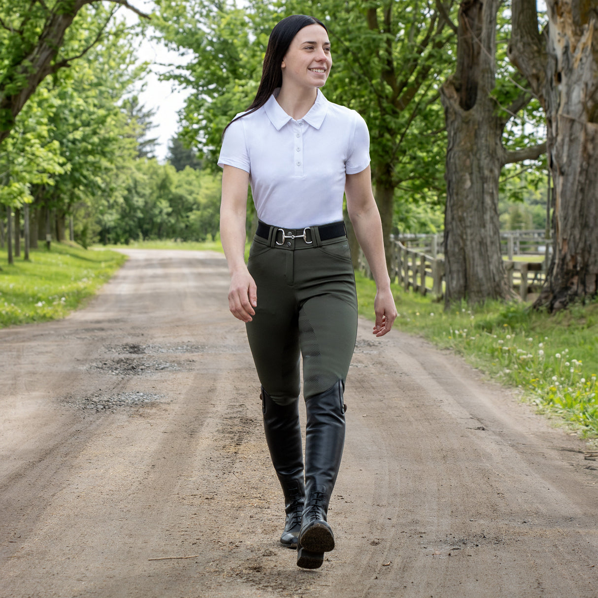 Culotte d'équitation Elation Platinum Soho à fond intégral