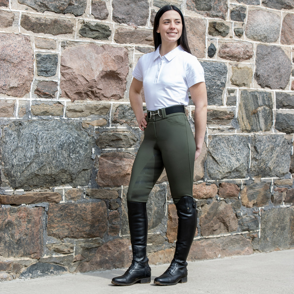 Culotte d'équitation Elation Platinum Soho à fond intégral