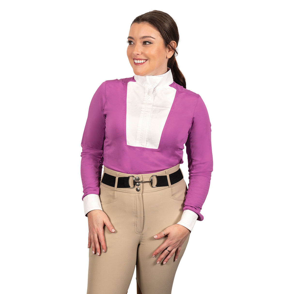 Chemise de concours à manches longues Elation Platinum Milano