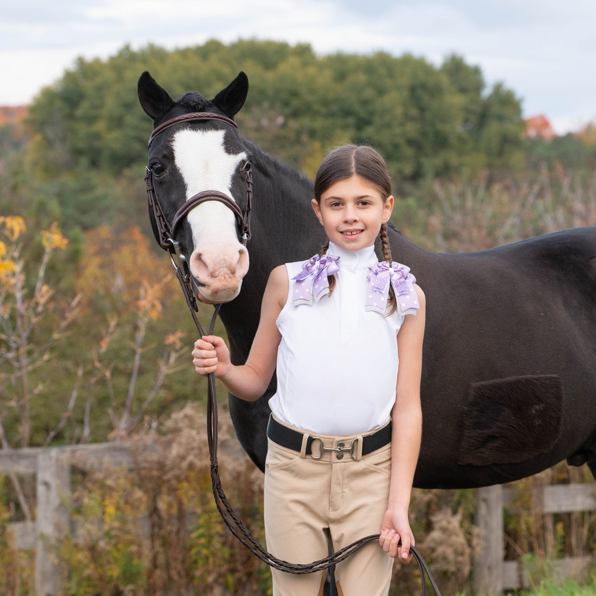 T-shirt de spectacle sans manches Elation Platinum Grace - Enfant