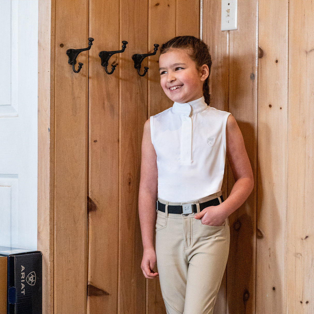 Elation Platinum Grace Sleeveless Show Shirt - Kids'