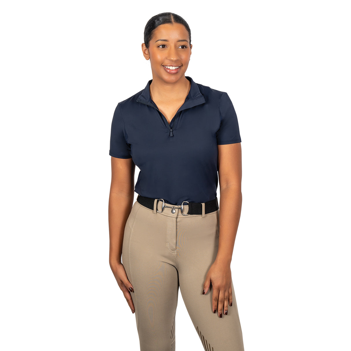 Couche de base technique à manches courtes et fermeture éclair TemTeq Belize 3.0