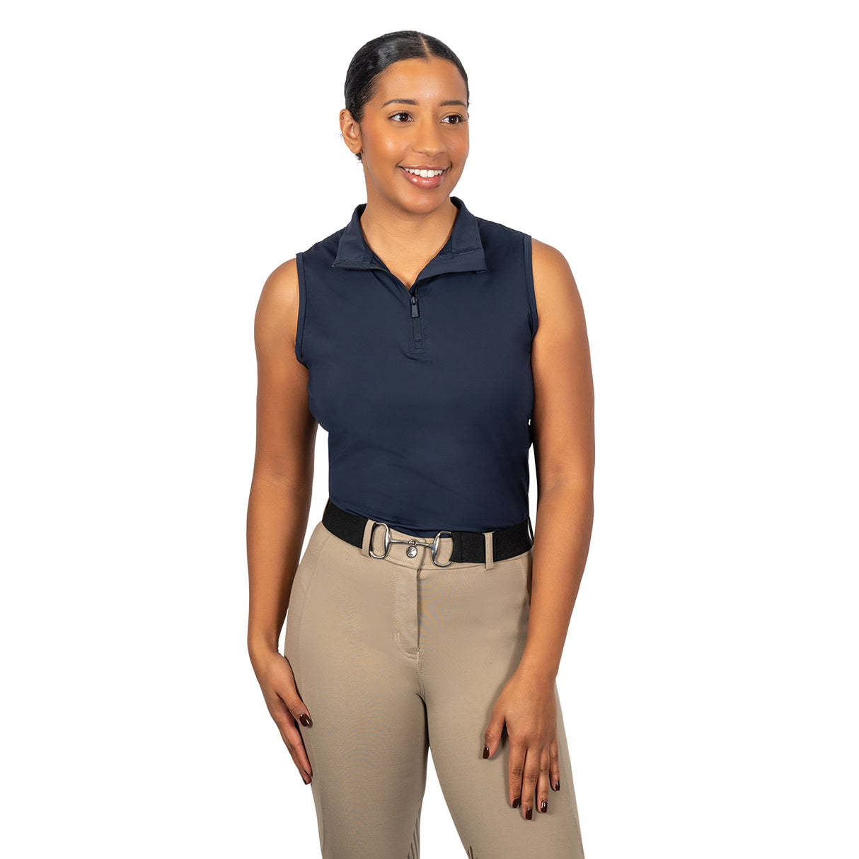 Couche de base technique sans manches TemTeq Belize 3.0 à fermeture éclair quart de tour
