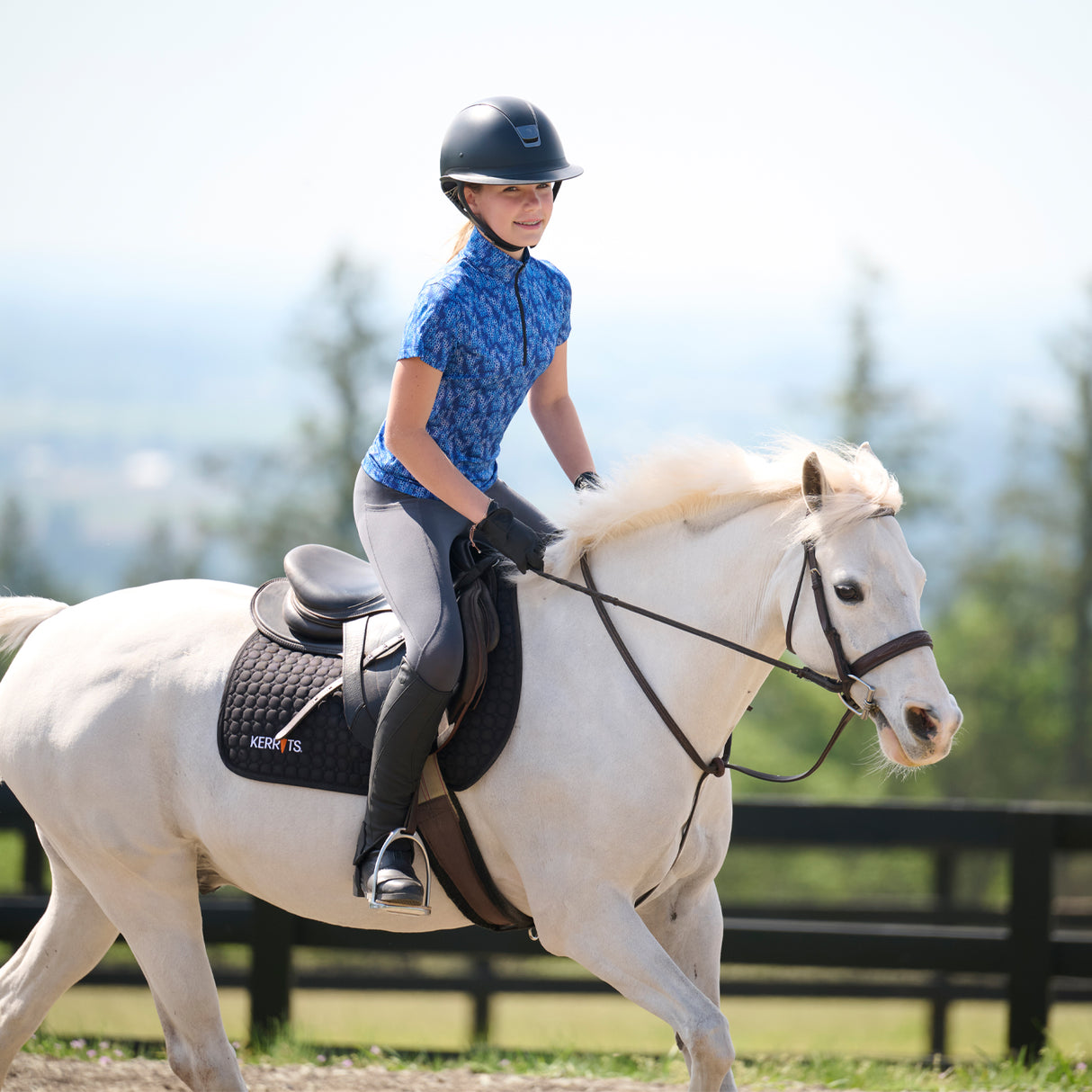 Kerrits Equibreeze Ice Fil Short Sleeve Shirt - Kids'