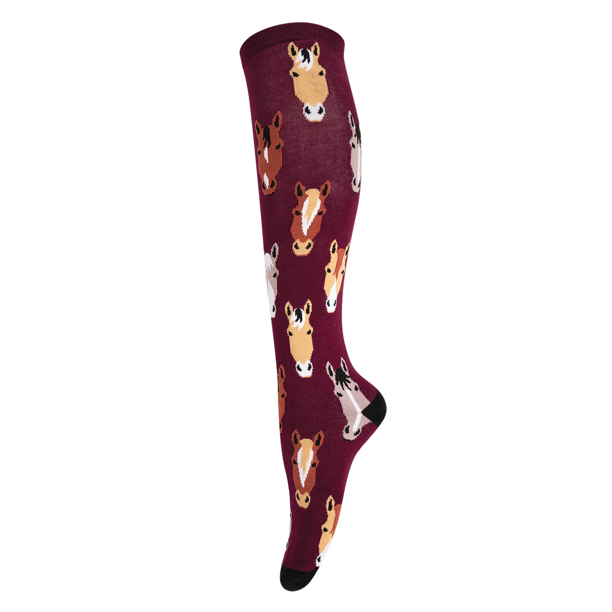 Quatre chaussettes blanches Pony Portraits 2.0 Chaussettes hautes
