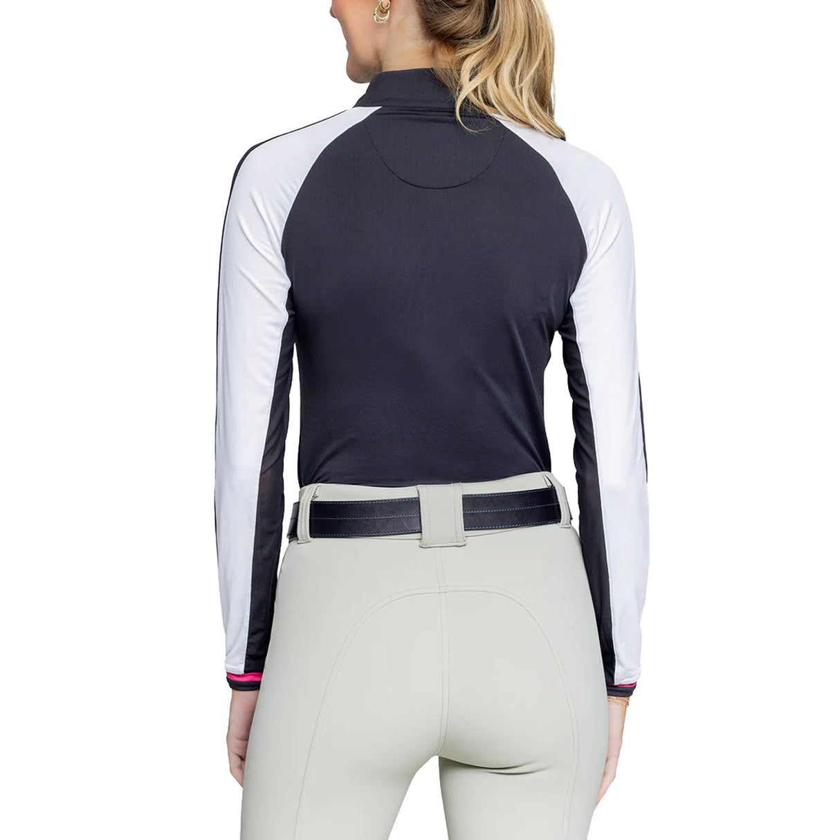 Kastel Denmark Long Sleeve Color Block Raglan Sleeve Top