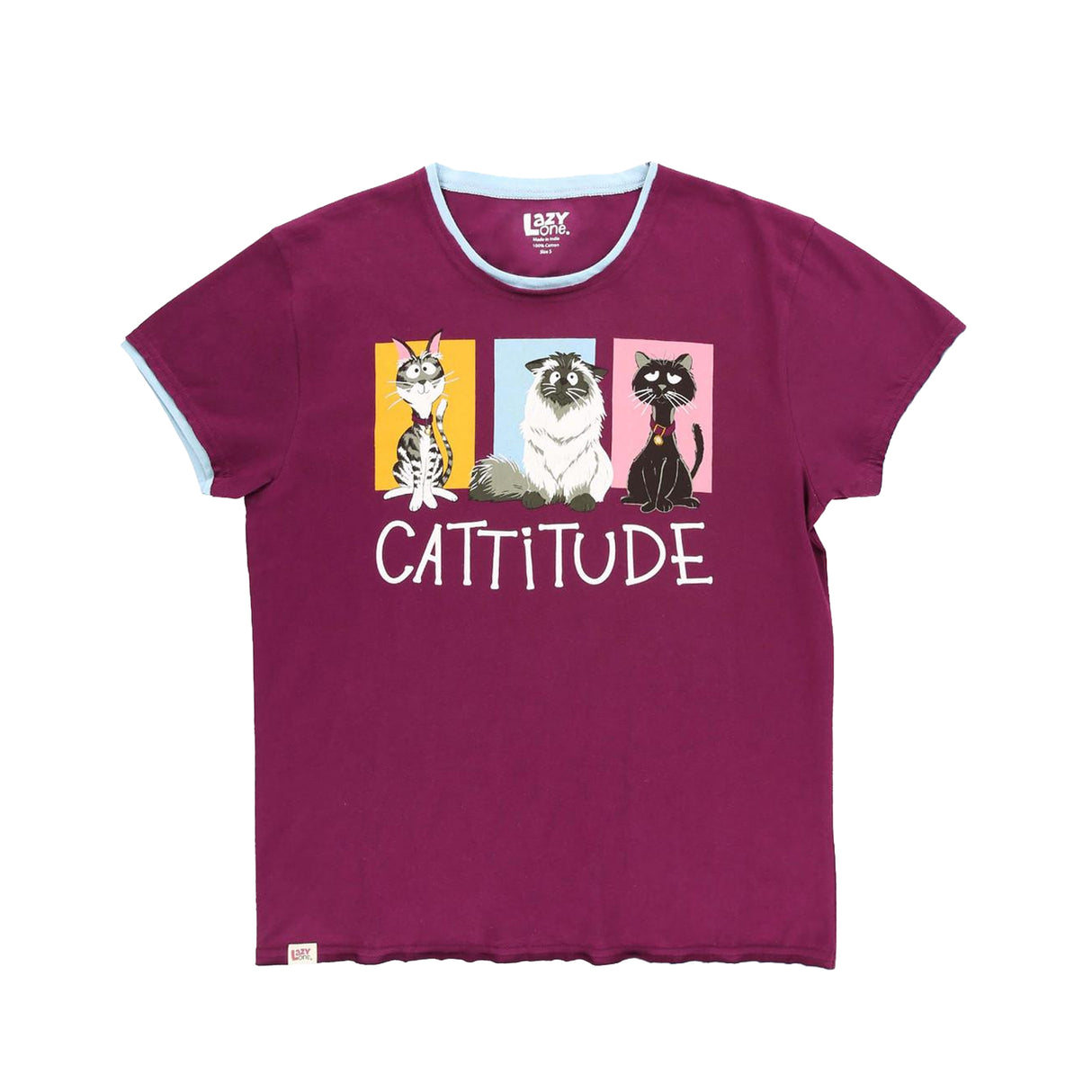 Haut de pyjama Lazy One Cattitude