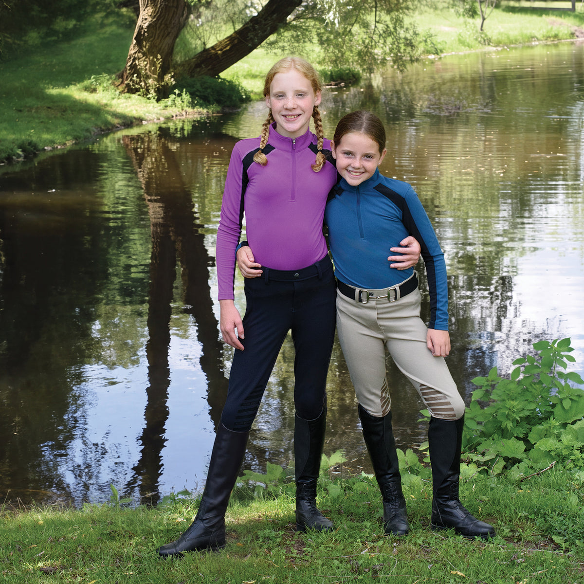 TemTeq Greer Fleece Lined Quarter Zip Top - Kids'