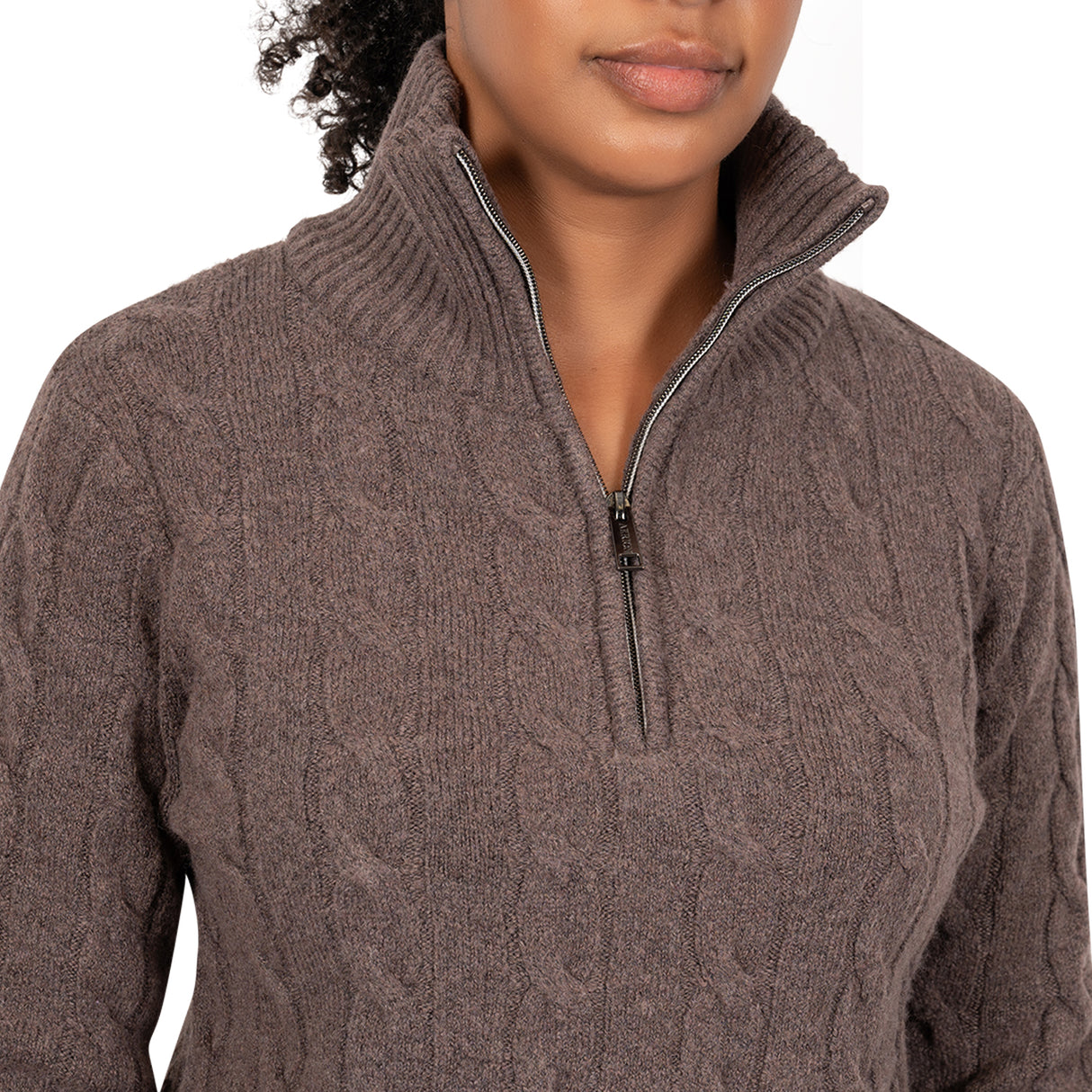 Aerion Aubrey Cable Knit Sweater