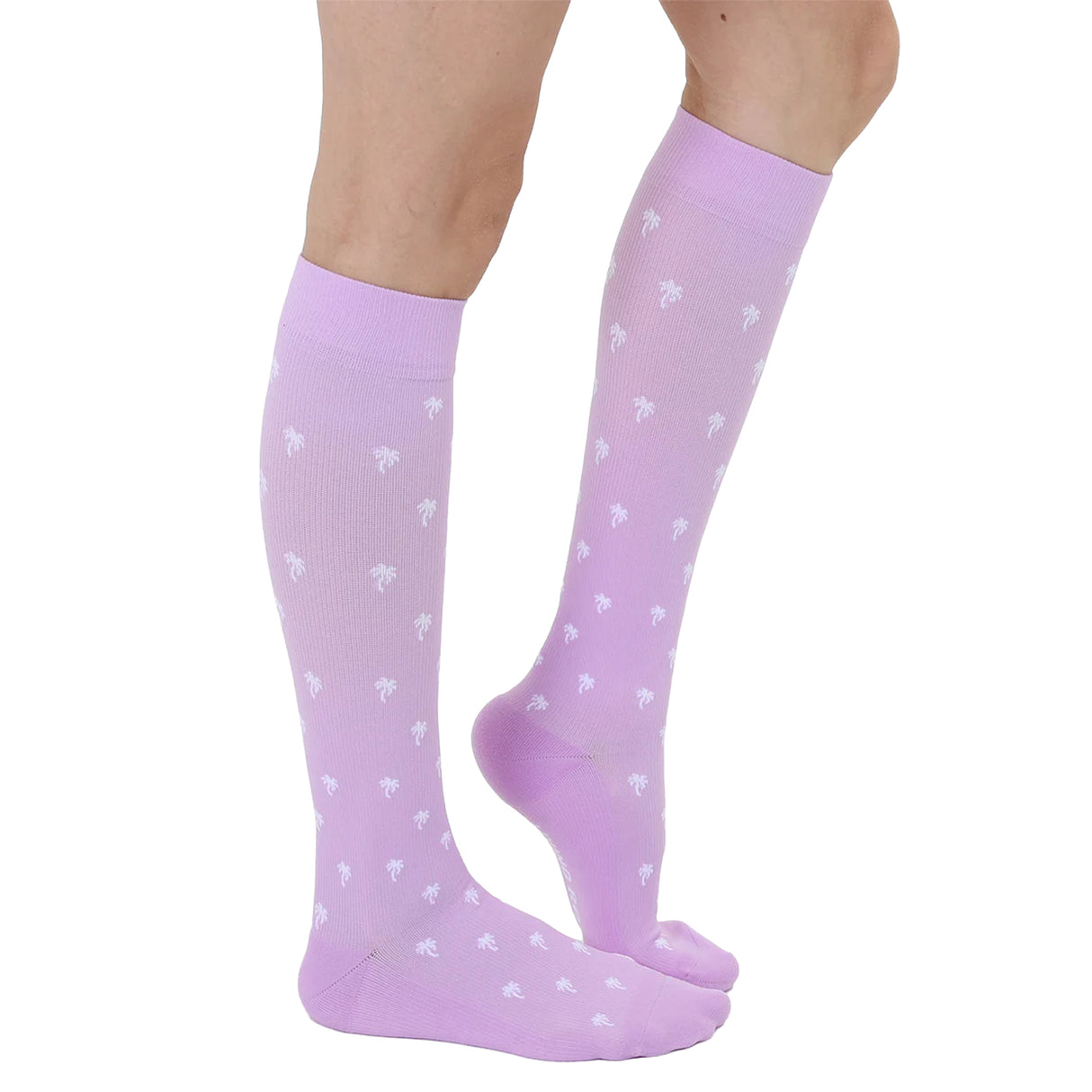 Chaussettes hautes de compression Living Royal Palm Tree