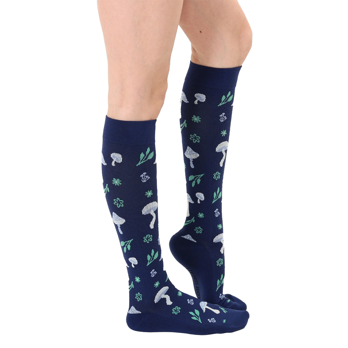 Chaussettes hautes de compression Living Royal Mushroom