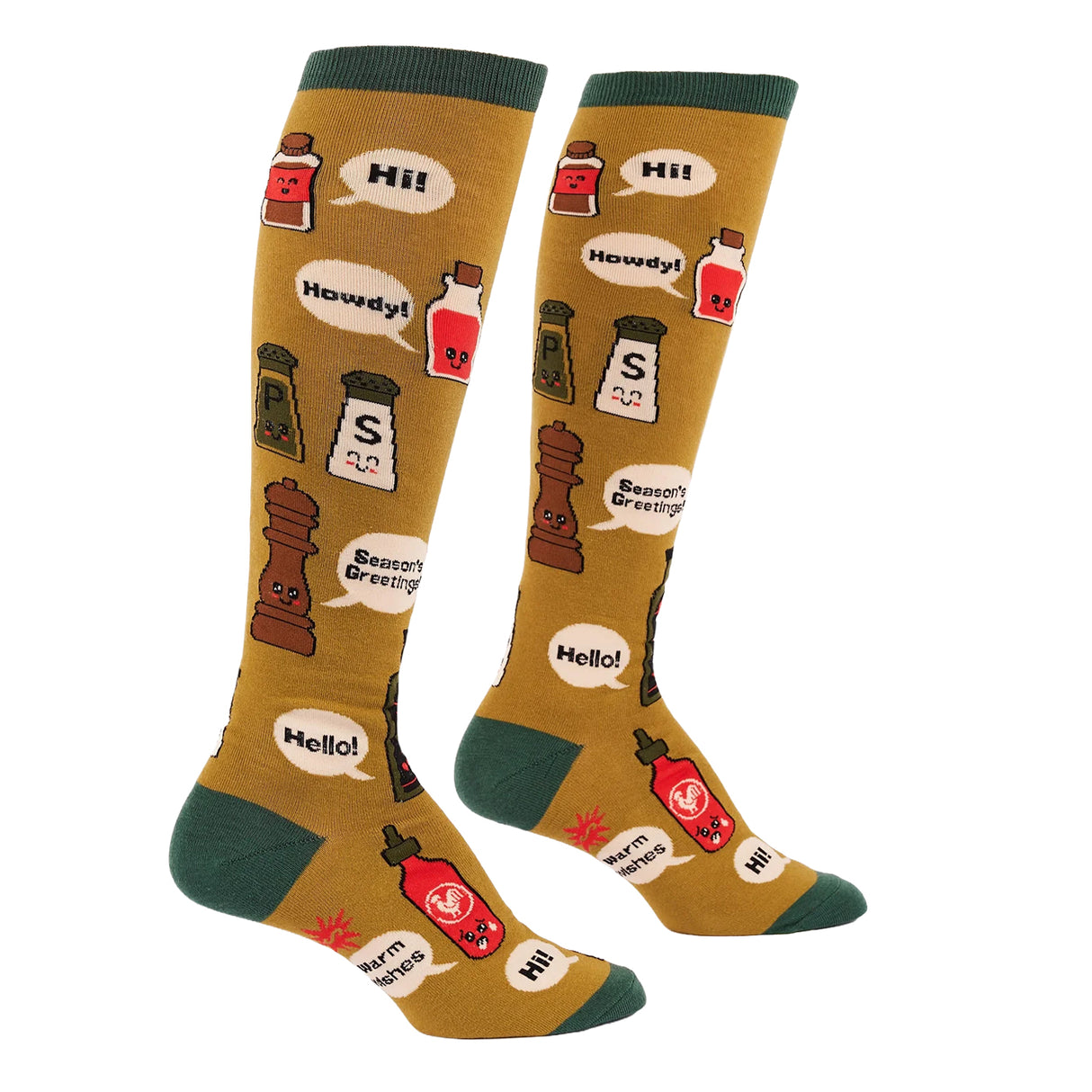 Chaussettes hautes Sock It To Me - Meilleurs vœux pour les fêtes !