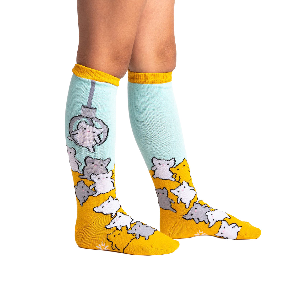 Chaussettes hautes à motif griffes de chat Sock It To Me - Enfants