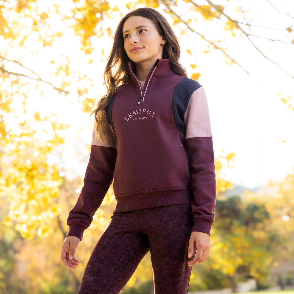 Sweat-shirt à fermeture éclair LeMieux Young Rider Viola pour enfants