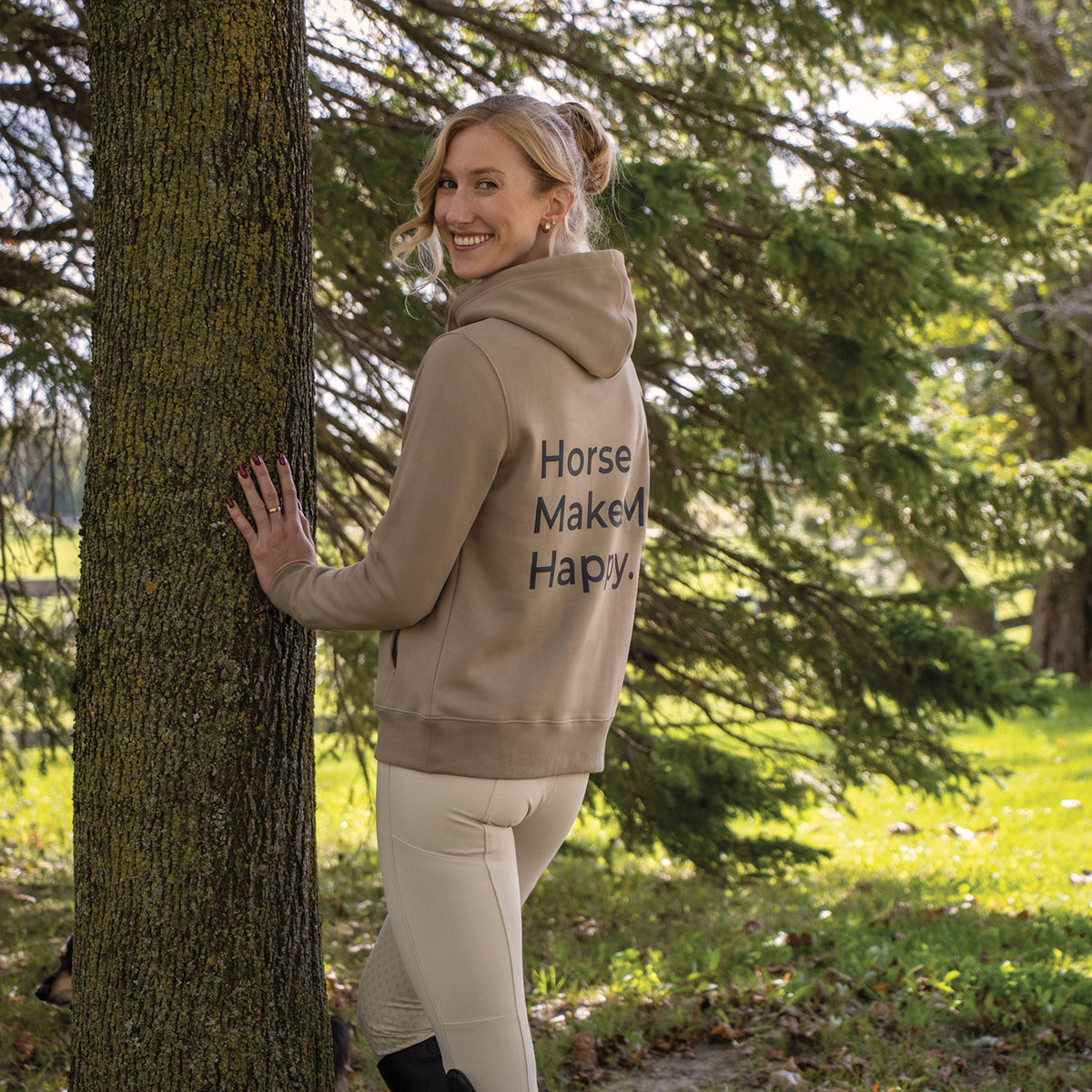 Aerion Horses Make Me Happy Hoodie