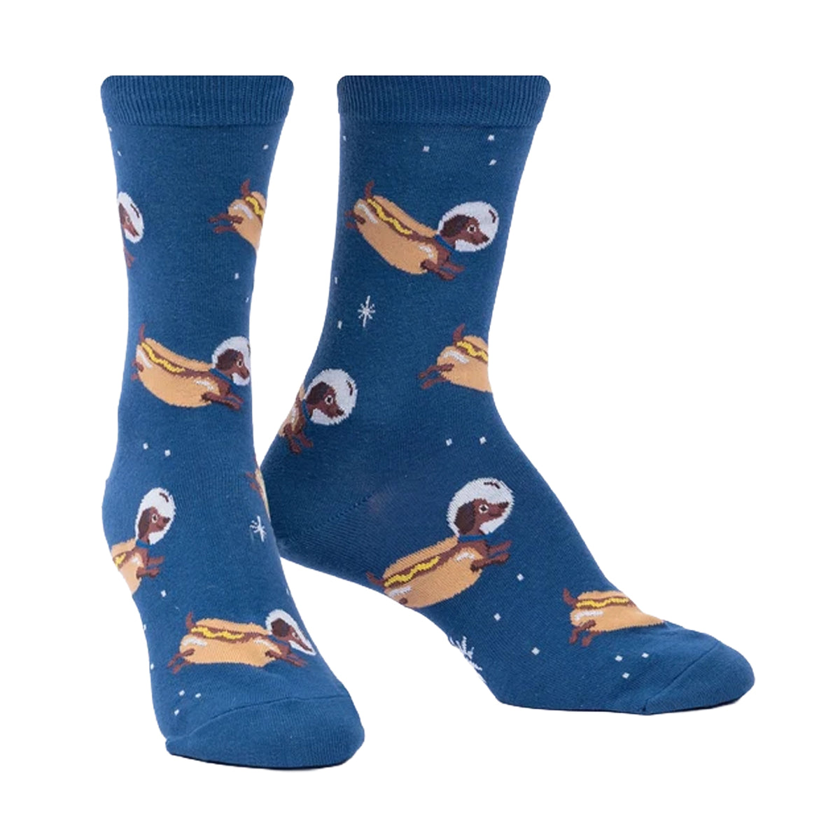 Sock It To Me Weiner Dogs In Space! Crew Socks