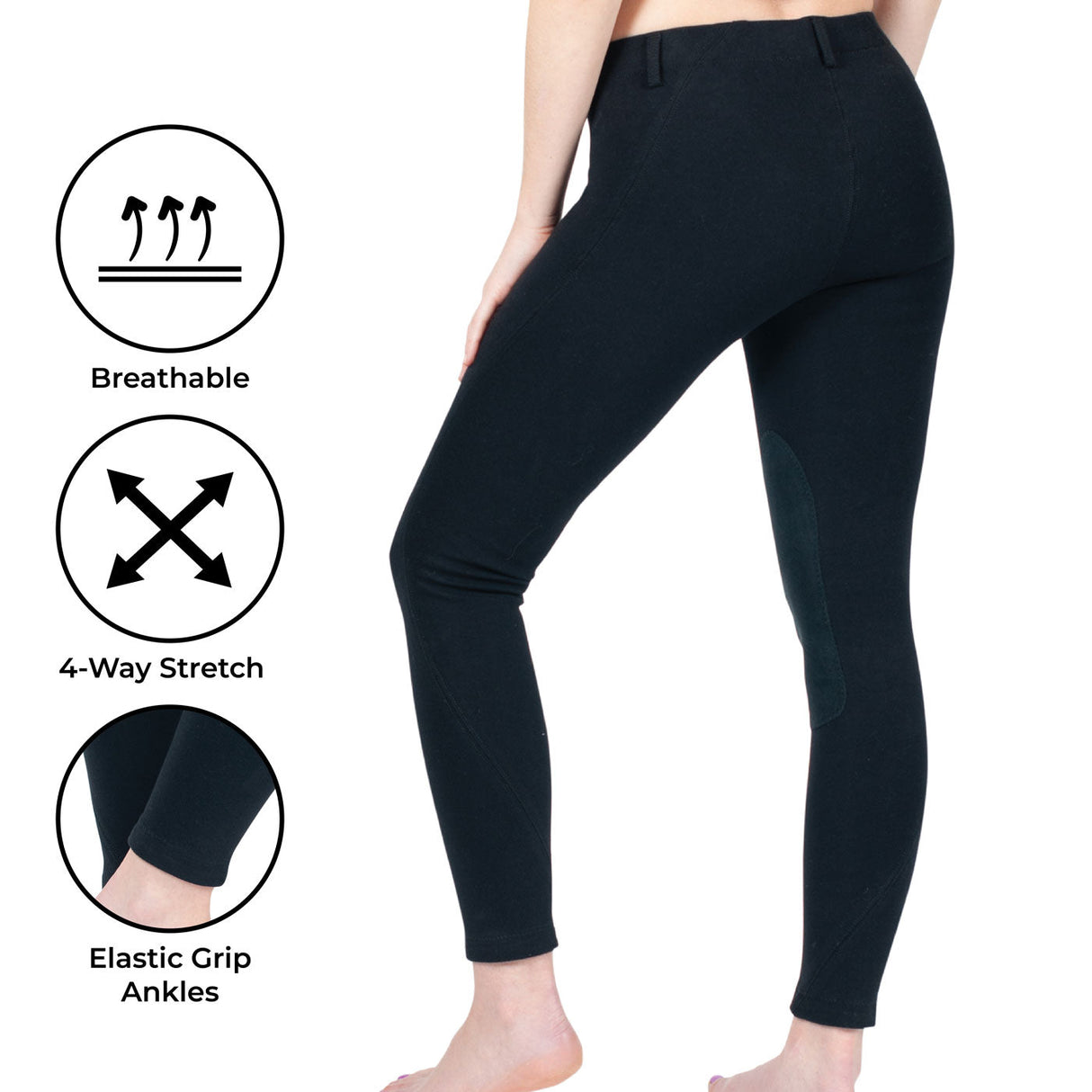 Pantalon d'équitation Elation Red Label Pull On